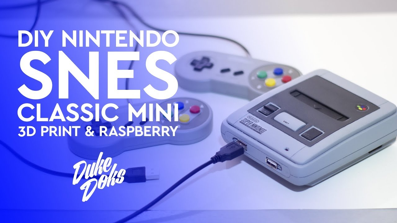 3D Printed Snes Classic Mini / Raspberry / Anet A6 / Snes Mini Impresa en 3D