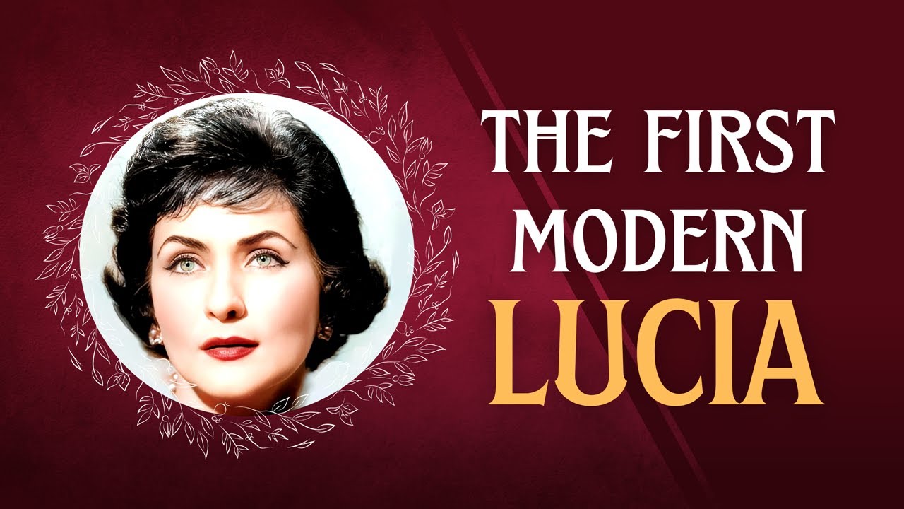 Virginia Zeani sings Lucia's famous flute cadenza ✨(The first modern Lucia)