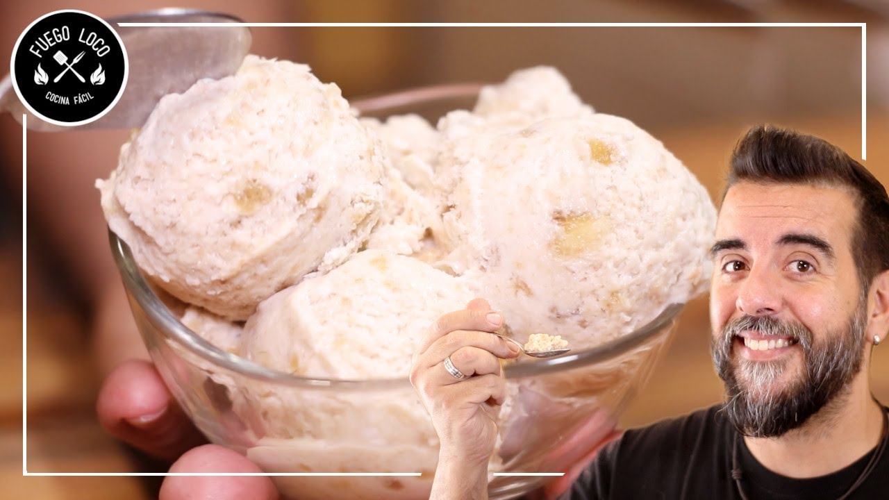 El HELADO más RICO y CREMOSO SOLO 3 INGREDIENTES y SIN MÁQUINA | Helado de PLÁTANO (Banana)