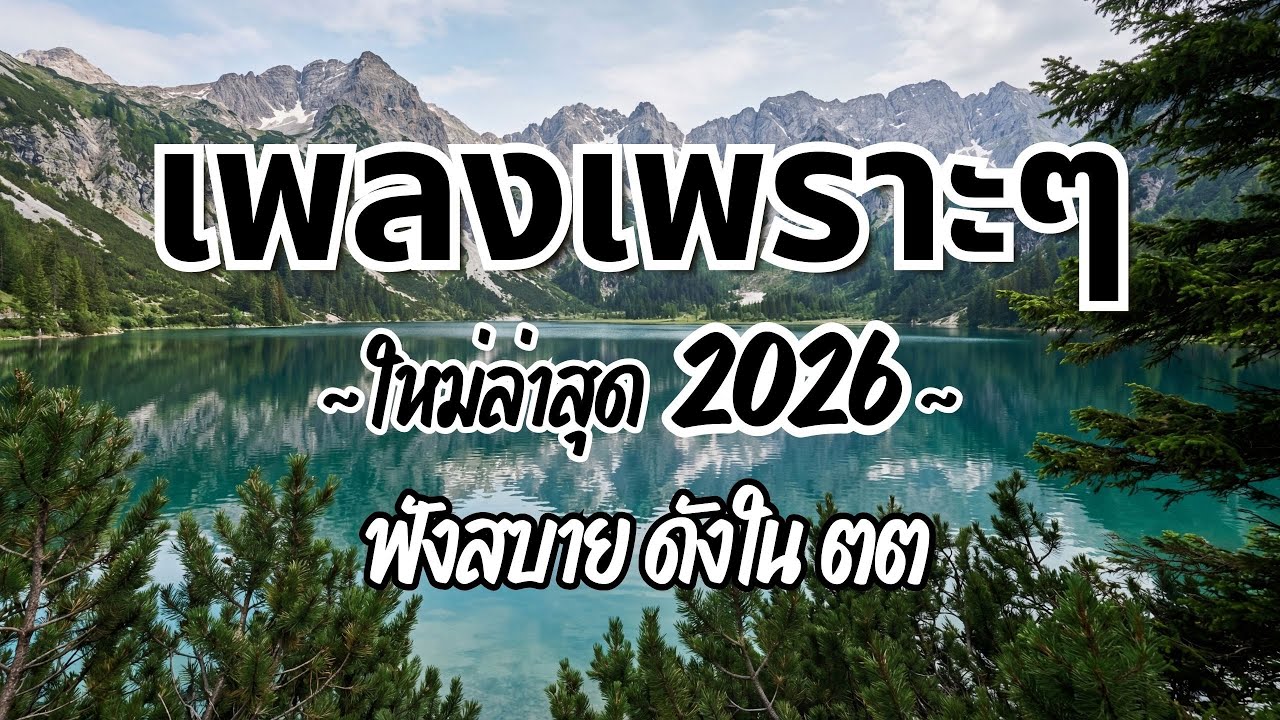 รวมเพลงไทยเพราะๆ ฟังสบาย 2026 (Vol.70)🍃ฟังตอนทำงาน/อ่านหนังสือ(ไม่มีโฆษณาคั่น) Pancake Music Station