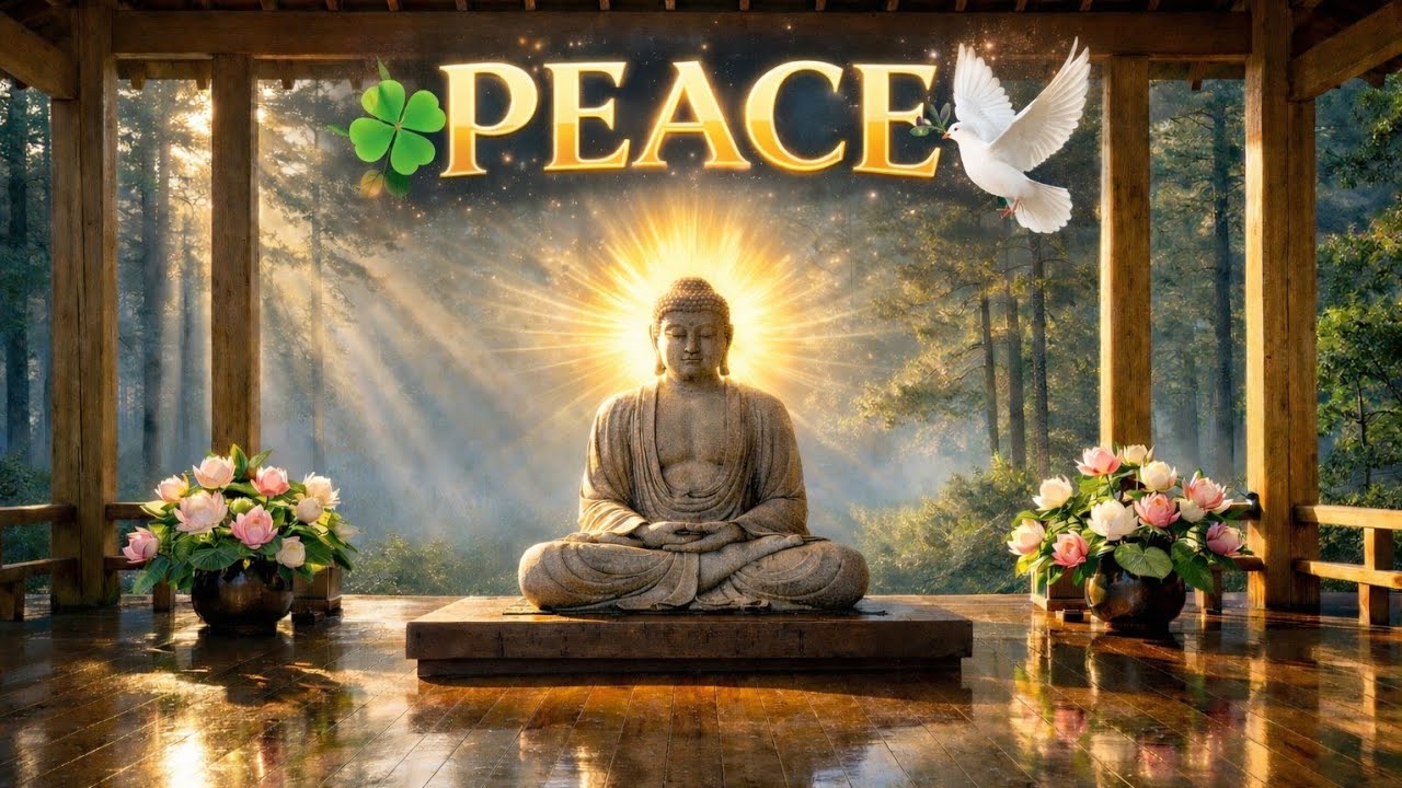☘️Peaceful Buddha Meditation |🕊️ Deep Inner Calm & Relaxing Nature Sounds#meditation #peace #relax 
