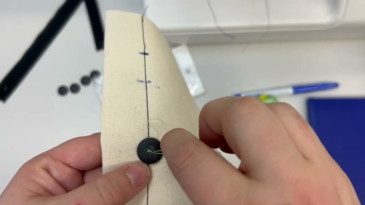 How to Sew a Button