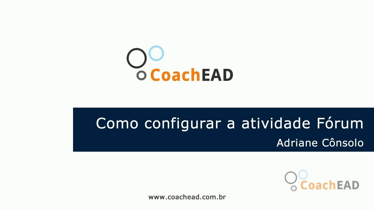 Como configurar a Atividade Fórum no Moodle