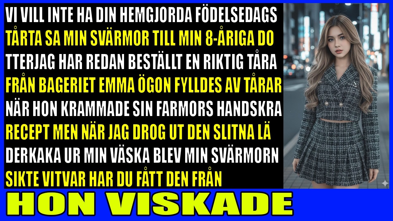 Min svärmor ratade min dotters tårtatills jag avslöjade familjereceptet hon trodde var förlorat
