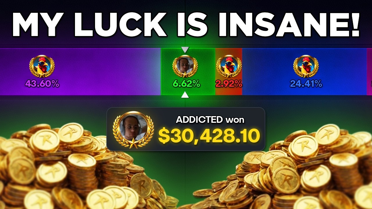 My luck on Csgoroll was actually INSANE! $30.000 Withdraw