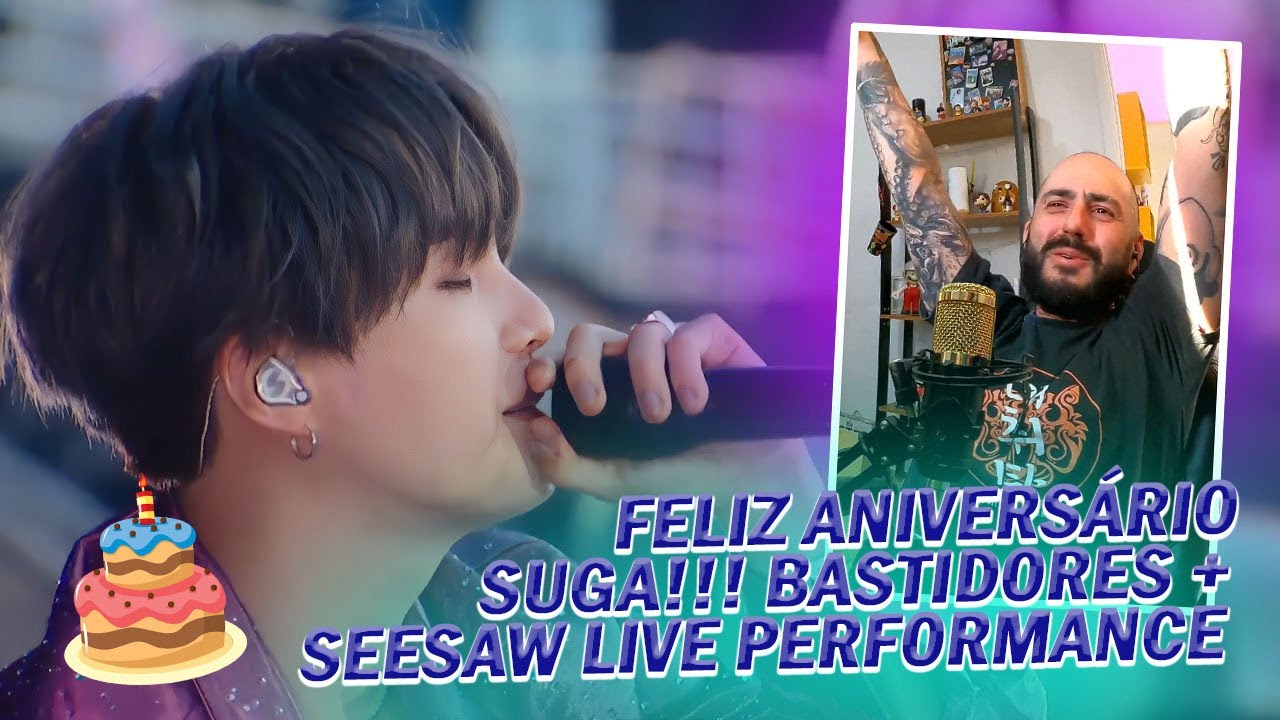 Bastidores do SUGA no SUMMER SWAG + Suga - Seesaw - Live Performance | Especial Aniversário Suga!