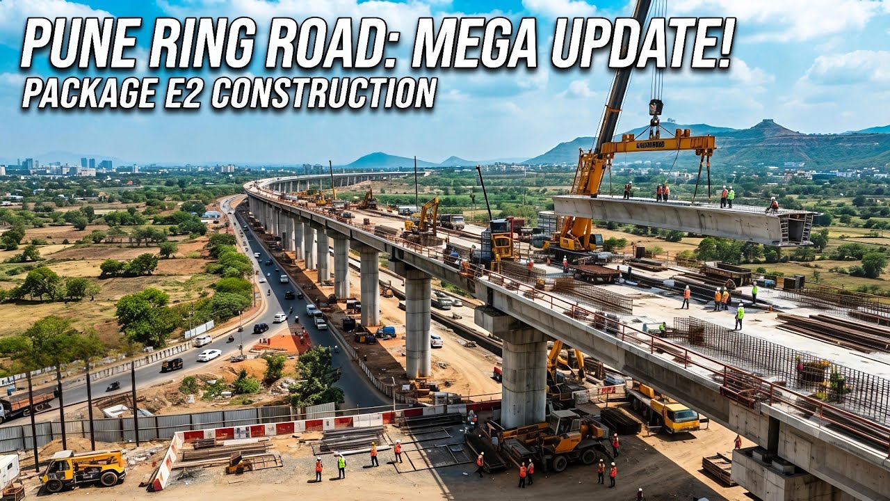 Pune Outer Ring Road Package E2 latest Progress पुणे रिंग रोड चे काम 