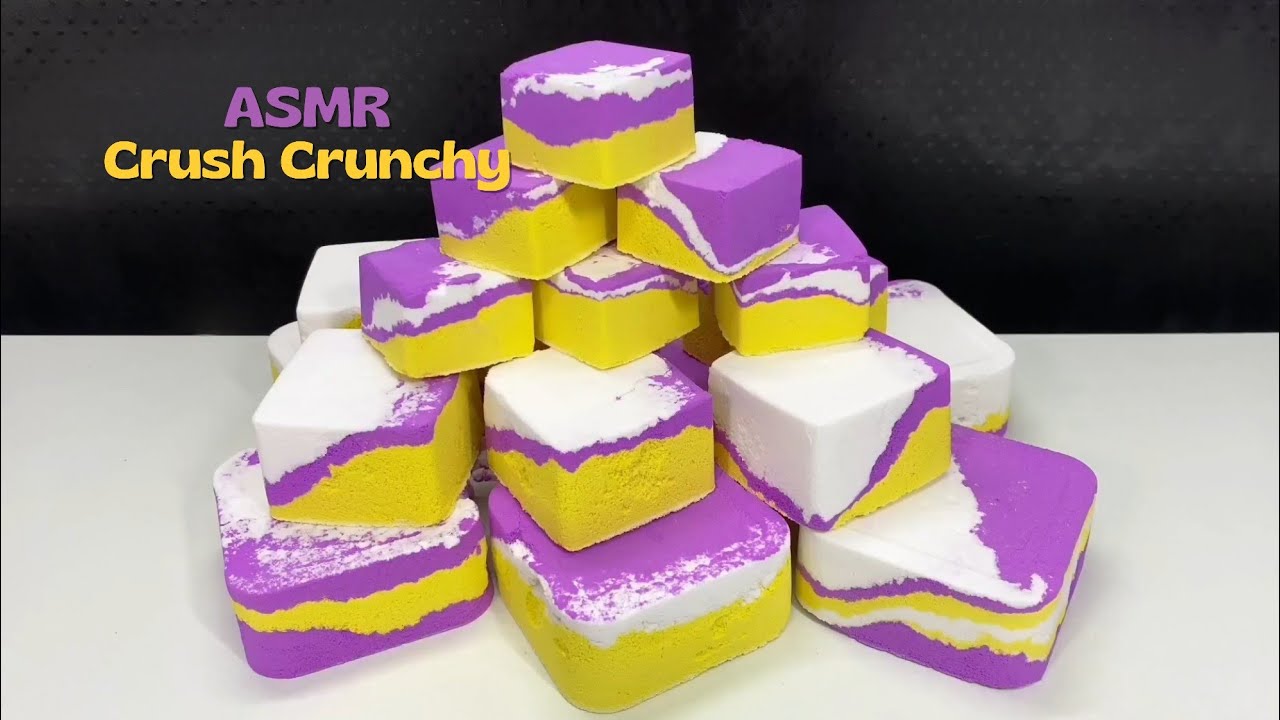 ASMR Baking Soda Pyramid | Happy Birthday @iceykoldd  #asmrcrushcrunchy