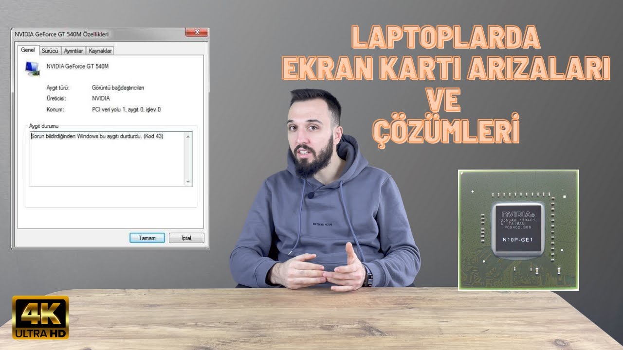Laptoplarda Ekran Kartı Arızaları ve Çözümleri ( 4K )