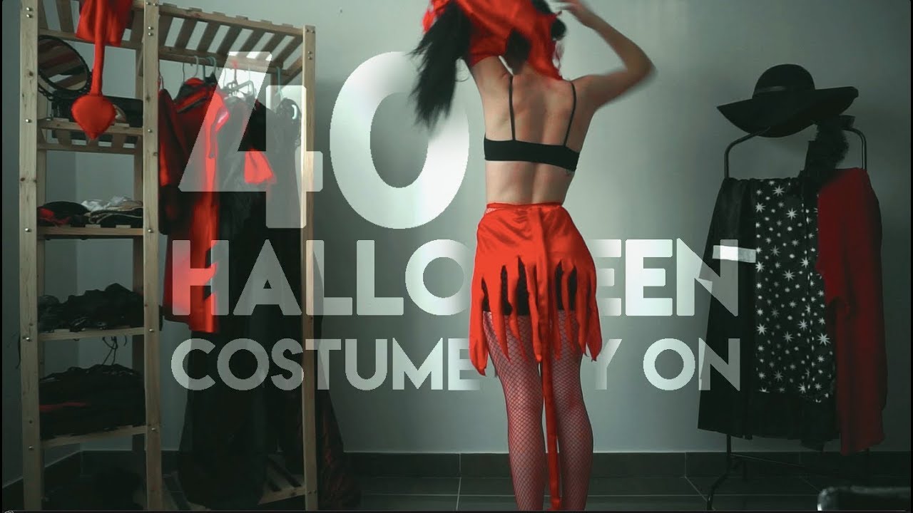 40 HALLOWEEN COSTUME TRY ON HAUL