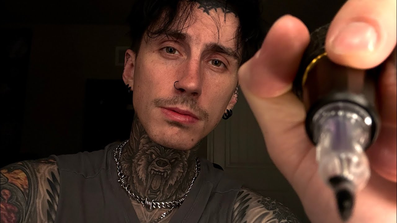 ASMR Tattoo Artist Roleplay for Sleep (Personal Attention + Needle Buzz)