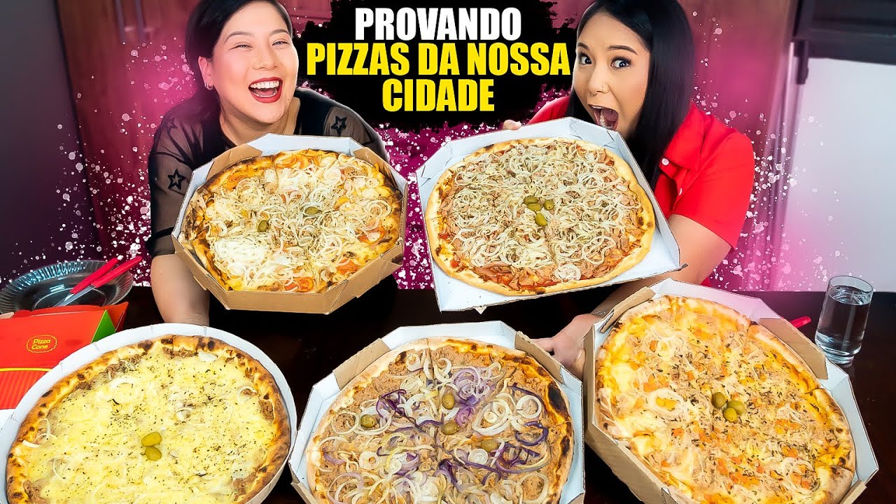PROVANDO PIZZAS DA NOSSA CIDADE | Blog das irmãs