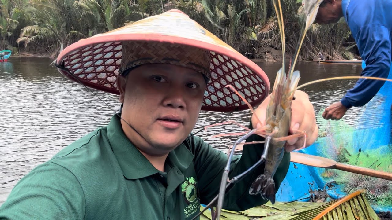 Menjala Udang Passin Di Kawasan Nipah Sebelum Air Pasang Penuh // Mendapat Hasil Yang Sangat Mantap…