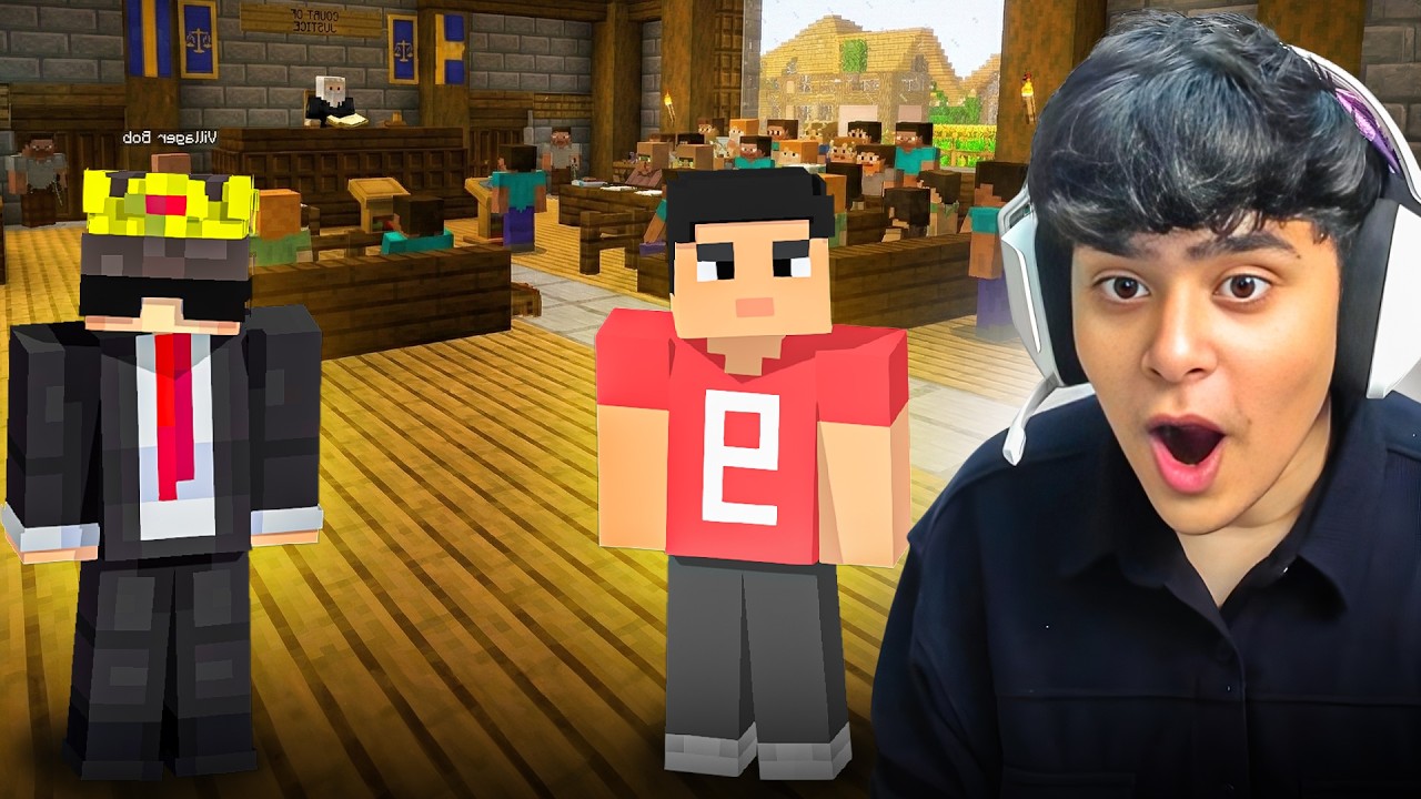 TRY NOT TO LAUGH MINECRAFT COURT CASE ft @SenpaiSpider ABHI9AV BHAIYA SMP