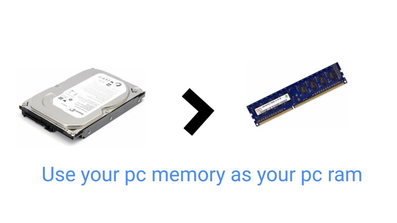 Use your pc memory as your pc ram 🔥🔥🔥