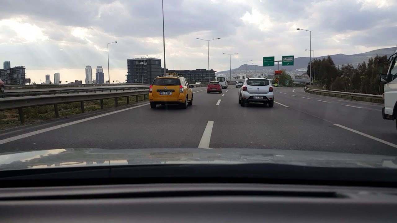 Arriving to Izmir, Karsiyaka. (x5 speed video)