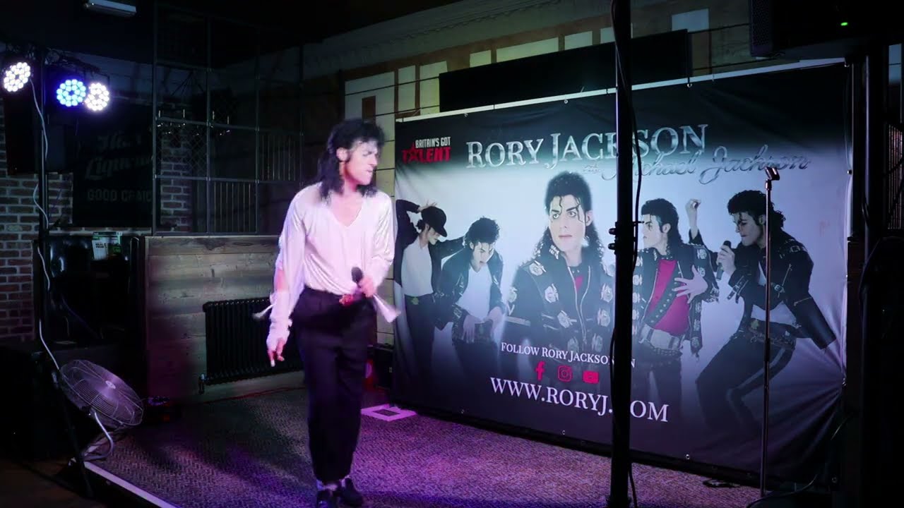 Rory Jackson as Michael Jackson BLACK OR WHITE Live 30/05/25