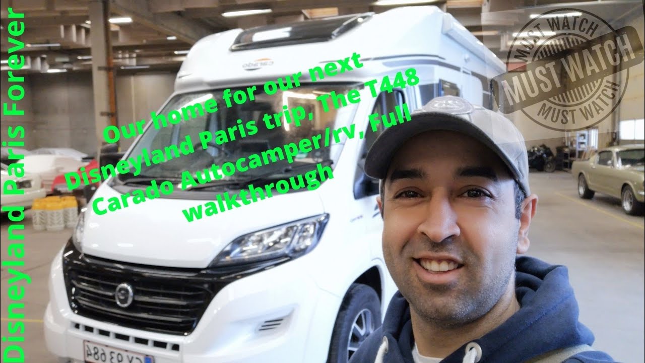 Our home for our next Disneyland Paris trip, The T448 Carado Autocamper/rv, Full walkthrough