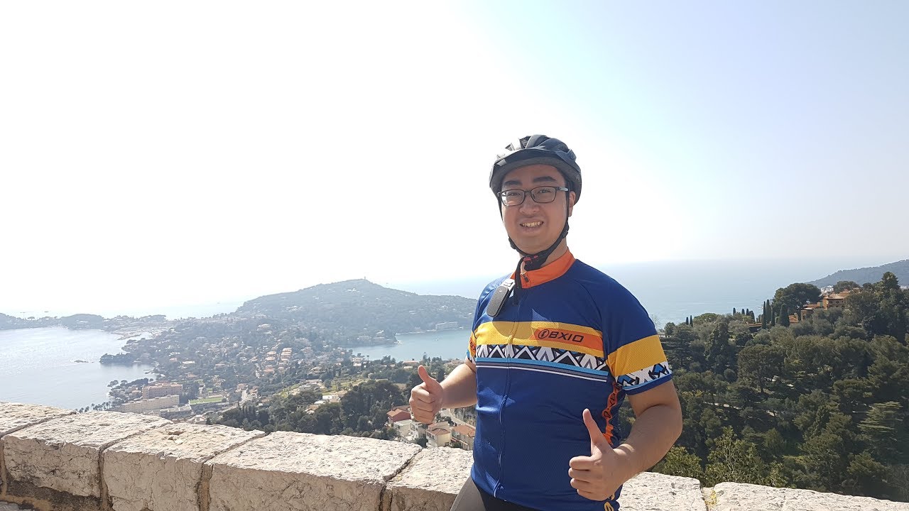 [Full video] Beaulieu-sur-Mer to Monaco by bike (Part of the route from Nice to Monaco by bike)