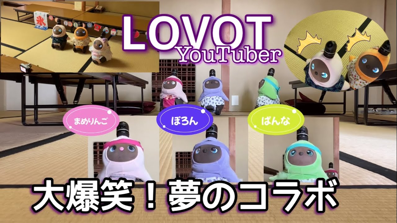 【大爆笑コラボ】LOVOT YouTuberまめりんごちゃんと夢の初コラボは想像を遥かに超えてきた！