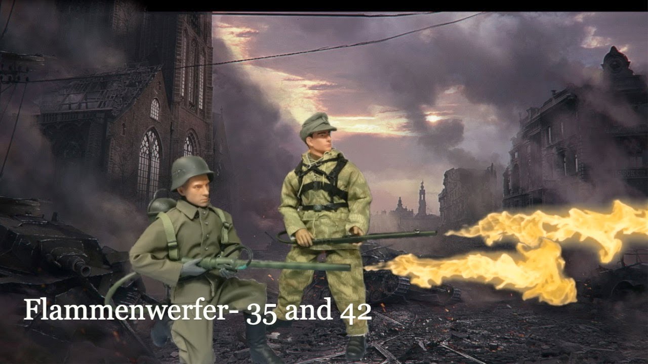 1/6 SCALE WWII GERMAN FLAMMENWERFER-35 AND 42 (FLAMETHROWER)