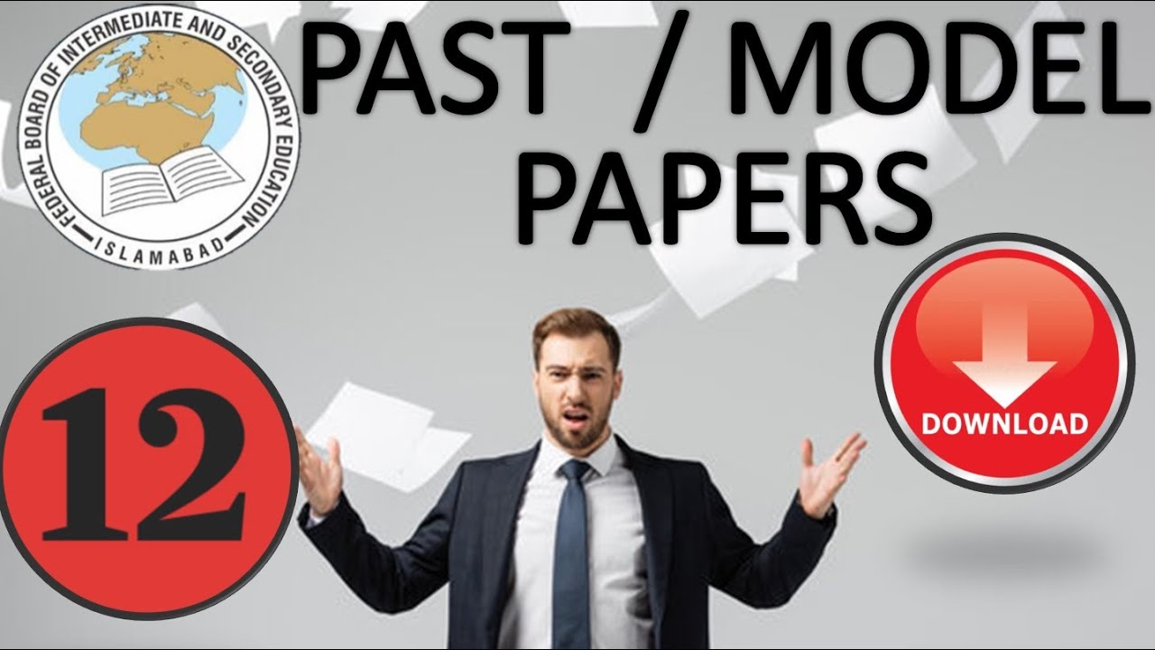 Class 12 Federal Board Past Papers and Solved Model Papers | Study With ME