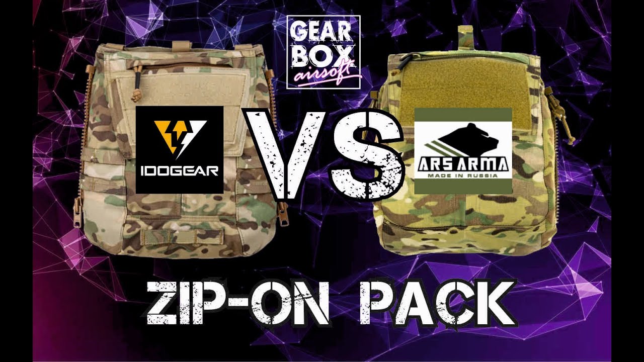 Сравнение ZIP-ON Pack ARS ARMA и IDOGEAR