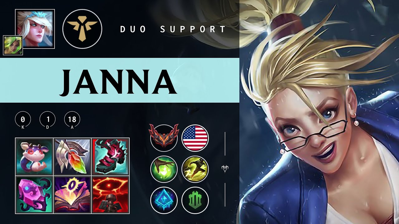Janna Support vs Milio - NA Grandmaster Patch 25.24