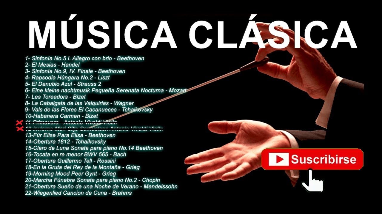 MÚSICA CLÁSICA pt1 Beethoven, Mozart, Bach, Chopin, Tchaikovsky, Rossini, Grieg, Handel,