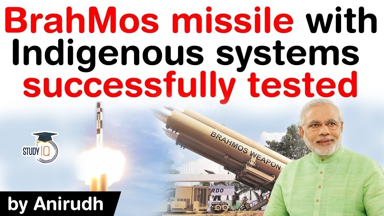 BrahMos Supersonic Cruise Missile with indigenous systems launched - Know facts about BrahMos #UPSC