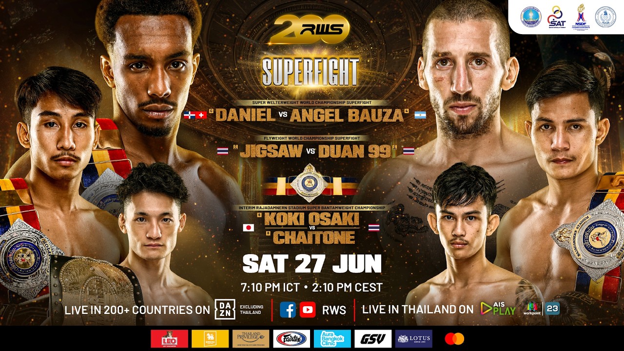 🥊 LIVE : RWS 200: Daniel Rodriguez vs. Angel Bauza | 27 June 2026