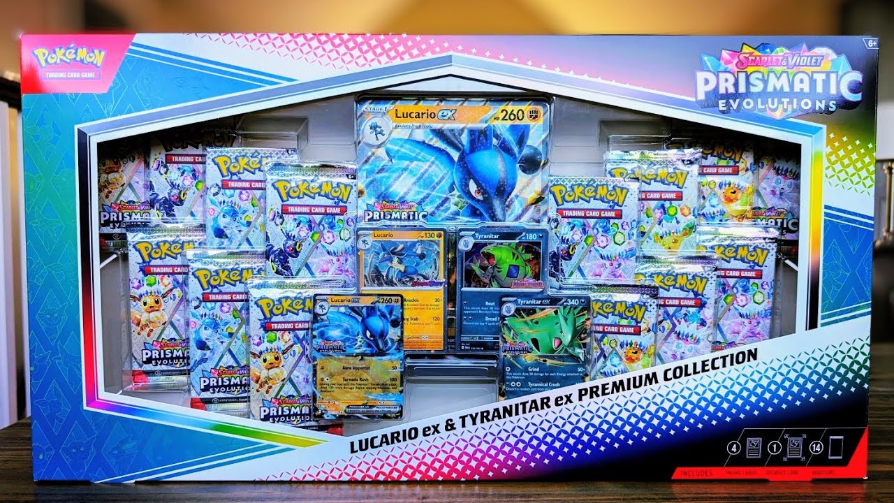 Lucario & Tyranitar EX Premium Collection Box Opening(Sam's Club)