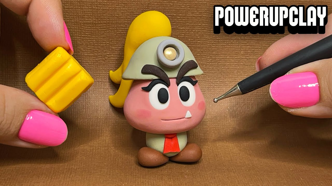 Making Goombella from Paper Mario TTYD | Polymer Clay