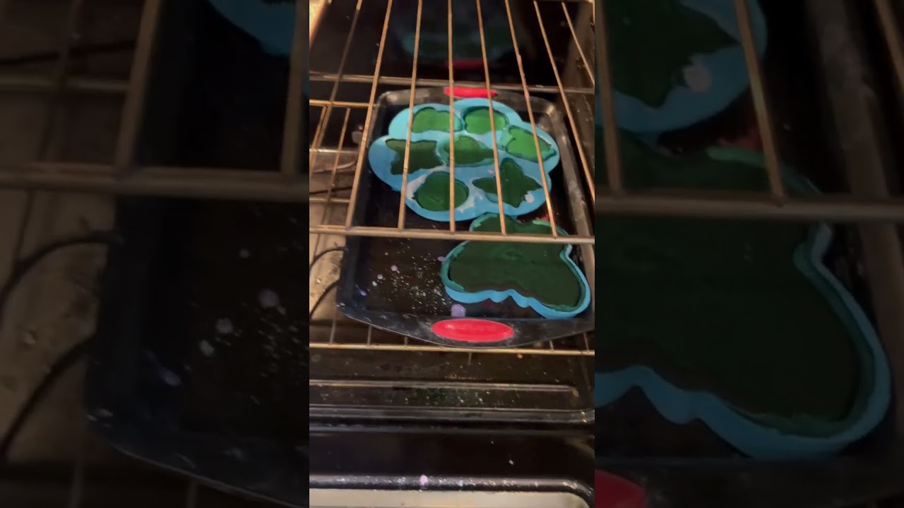 This is how I dry my reforms and dyed gym chalk blocks .. please subscribe ✨🥰