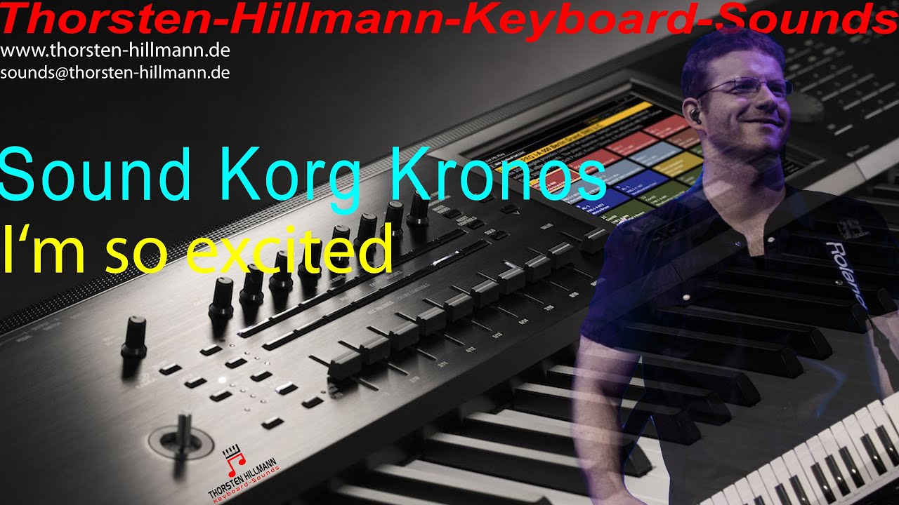 Coversound Korg Kronos Sound I'm so Excited, Pointer sisters