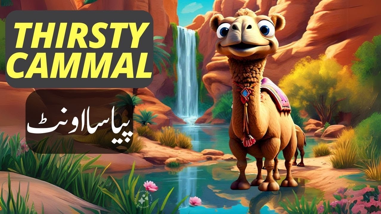 Piyasa Oonth | The Thirsty Camel | Urdu/Hindi Kids Story with Moral