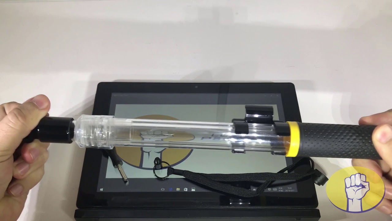 Bast&atilde;o Flutuante Retr&aacute;til C/ Suporte Wifi P/ Gopro - LPGBF62