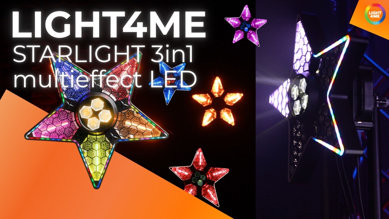 LIGHT4ME STARLIGHT 3in1 RGBW - multiefekt LED