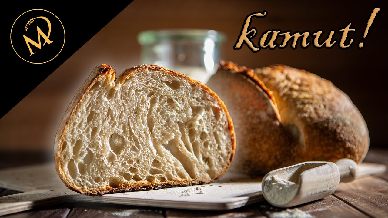 Sauerteigbrot mit Urgetreide selber backen - Weizen Kamut Bauernbrot