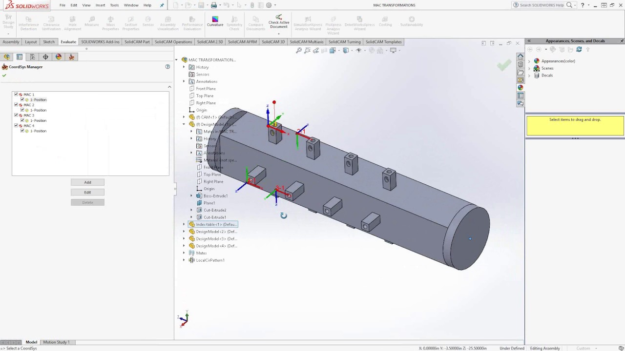 SolidCAM - MAC Transformations