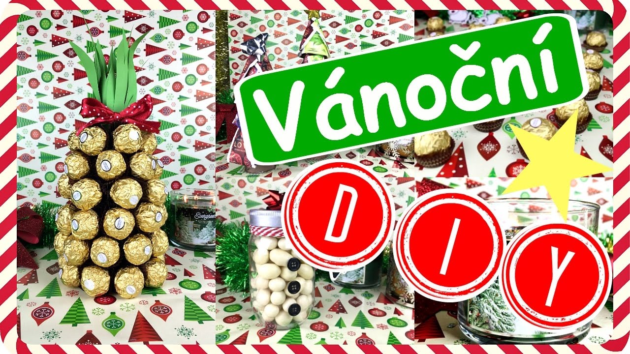 🎁 DIY + Tipy na Vánoční dárky a dekorace 🎄 🎁