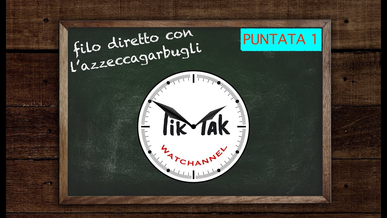TIK-TAK l'Azzeccagarbugli dirime e dipana. Giugno 23