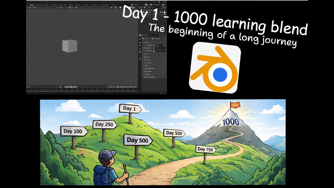 Day 1 of 1000 Learning Blender