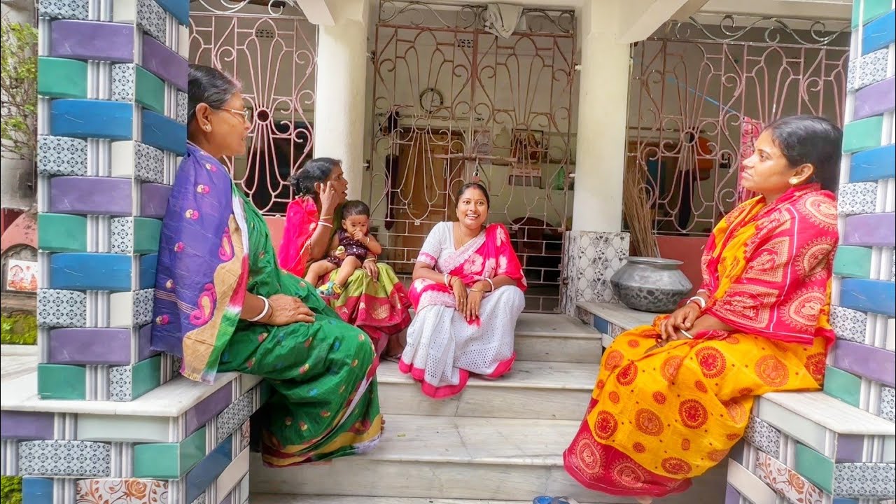 অনেকদিন পর সবাইমিলে একসাথে এক আত্মীয়ের বাড়ি গেলাম খুব মজা করলাম