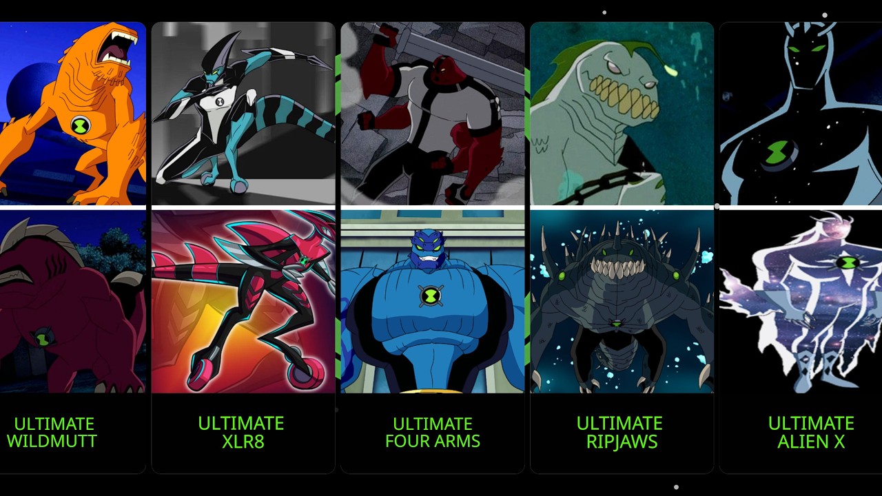 Every Ultimate Alien Form Official - NonCanon Ben 10