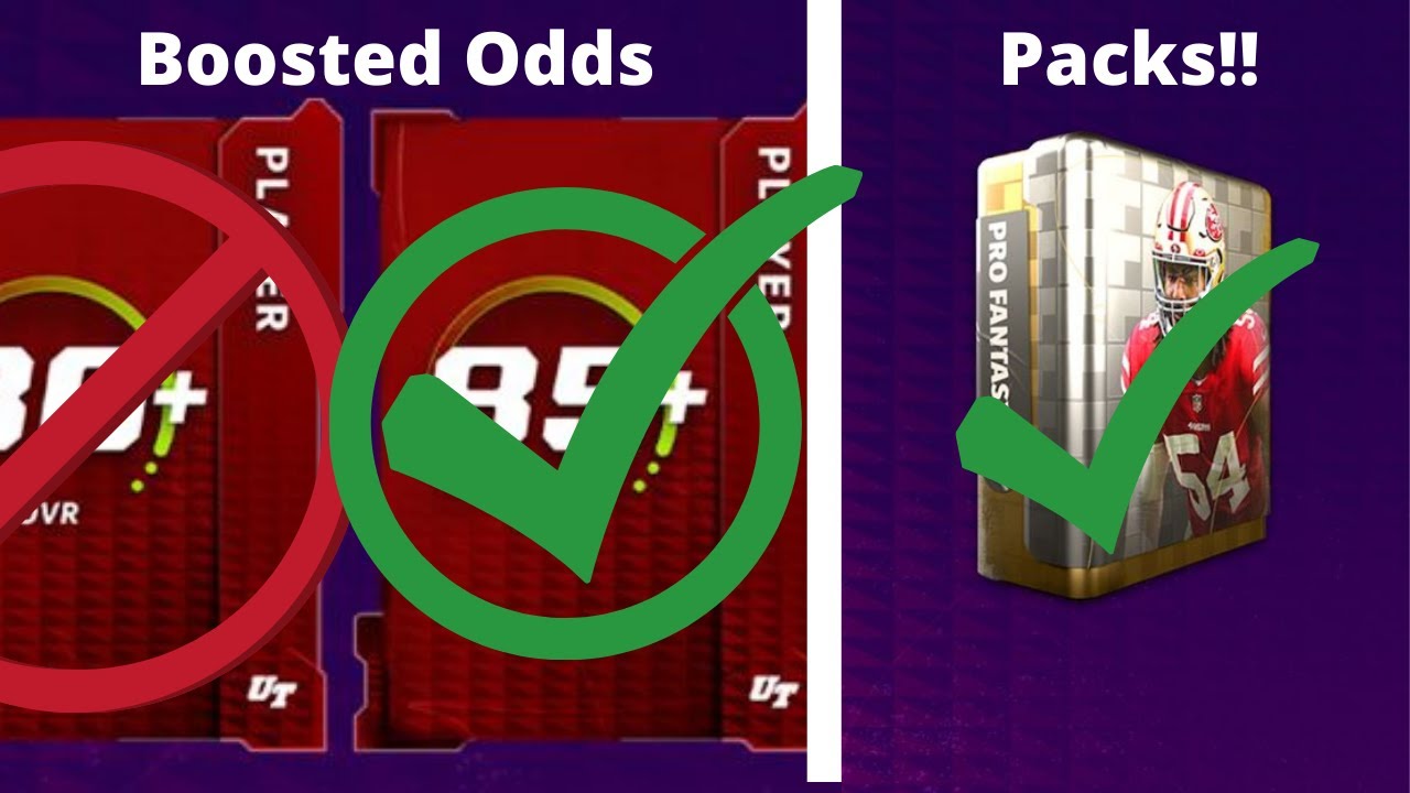 GET A ELITE PLAYER, PACK PRO FANTASY ,ALL PRO PACKS!!!  BOOSTED ODDS