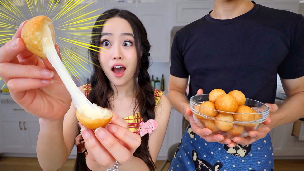 Most Popular KOREAN CHEESE BALL RECIPE! *Super Easy