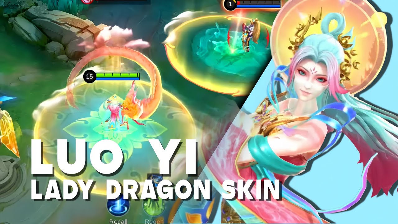LUO YI LADY DRAGON SKIN GAMEPLAY - Mobile Legends: Bang Bang
