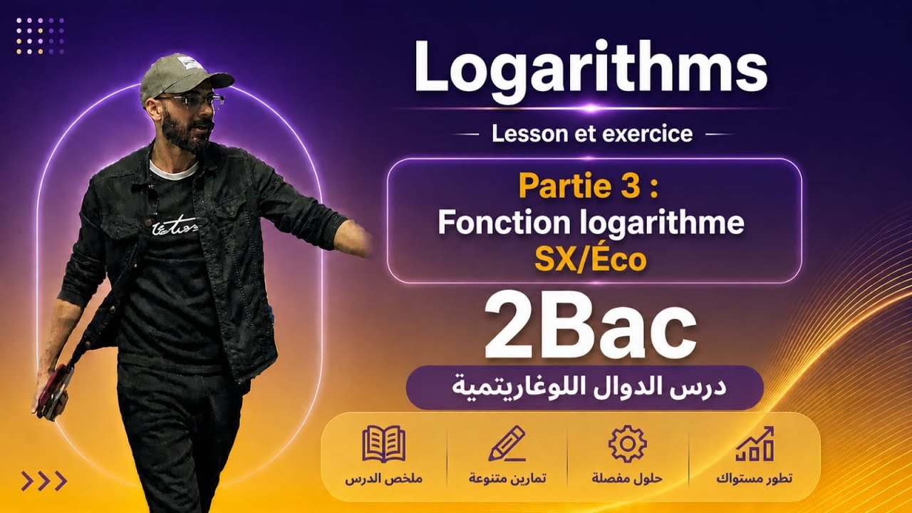 Partie3: Fonctions logarithm sx/éco الدوال اللوغاريتمية