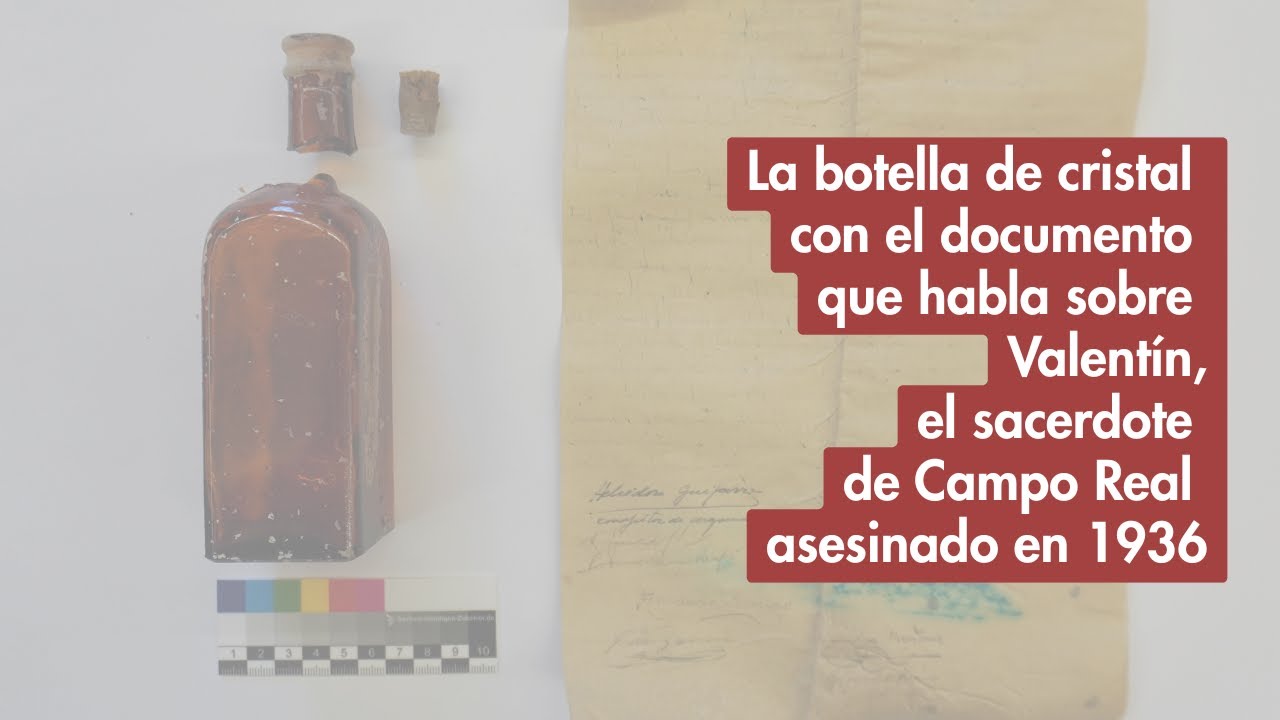 El documento hallado en Campo Real que habla sobre el párroco, asesinado en julio de 1936